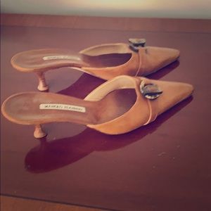 Manolo Blahnik mules
